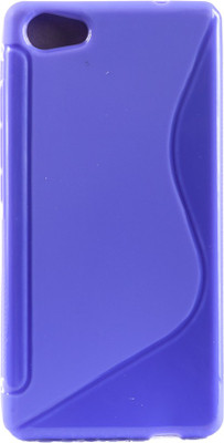 Mystry Box Back Cover for Micromax Canvas Fire 4G+ Q412(Purple, Silicon, Pack of: 1)