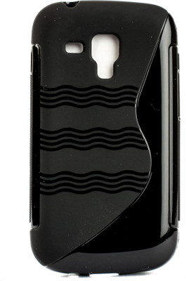 The Little Shop Back Cover for SAMSUNG GALAXY S DUOS 2 S7562(Black, Shock Proof, Rubber) Flipkart