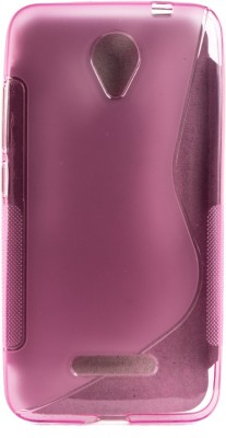Mystry Box Back Cover for Micromax Canvas Amaze Q395(Purple, Silicon, Pack of: 1)
