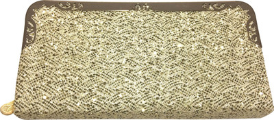 

VEENA Party Gold Clutch