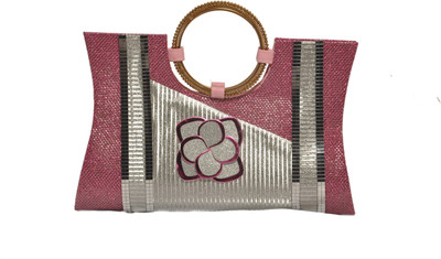 

ARTI Party Pink, Silver Clutch