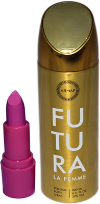 

Bigwig ARMAF FUTURA LA FEMME deodrant body spray - 200ML(Set of 2)