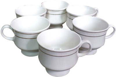 

utenseal Bone China(White, Pack of 6)