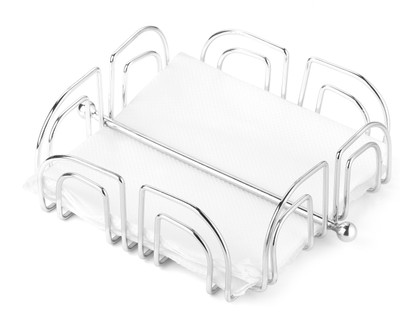 

HM Steels 1 Compartments Stainless Steel Nepkin Holder(Steel)