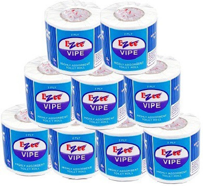 

Ezee Toilet Tissue Roll / Bathroom Roll 2 Ply, 42 Mtrs(Pack of 9)