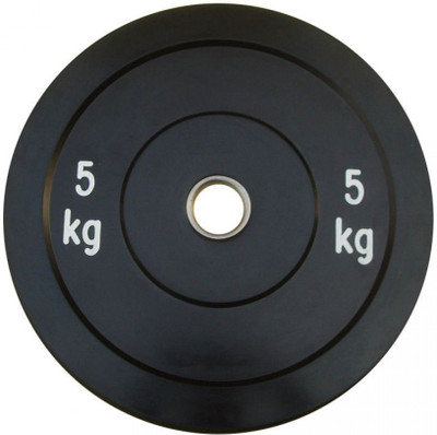 KONEX Rubber Weight Plate 5KG Black Weight Plate(5 kg)
