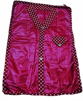 

Kids Mandi Shirt 3 Layered Quilted Shirt Cover(Maroon)