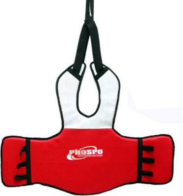

Prospo HI-TECH Taekwondo MMA Chest Guard(L, Red, White)