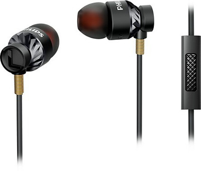 

Philips SHE5305BK/00 Wired Headset with Mic(Black, In the Ear)