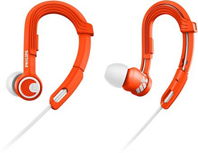 

Philips SHQ3300OR/00 Wired Headset with Mic(White and Orange, In the Ear)