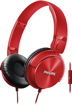 

Philips SHL3095RD/94 Wired Headset with Mic(Red, On the Ear)