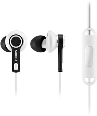 

Philips SHQ2305WS/00 Wired Headset with Mic(White and Black, In the Ear)