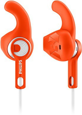 

Philips SHQ1300OR/00 Wired Headset with Mic(White and Orange, In the Ear)
