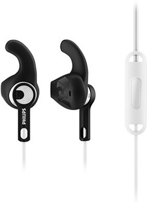 Philips SHQ1305WS/00 Wired Headset with Mic(White and Black, In the Ear)