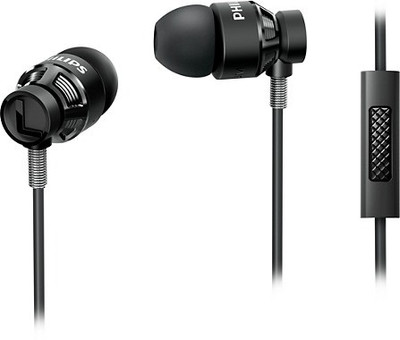 

Philips SHE5205BK/00 Wired Headset with Mic(Black, In the Ear)