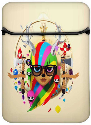 

Snoogg 10 inch Sleeve/Slip Case(Multicolor)