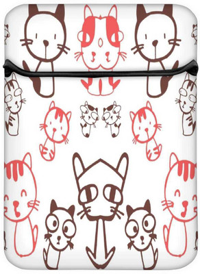 

Snoogg 8 inch Sleeve/Slip Case(Multicolor)