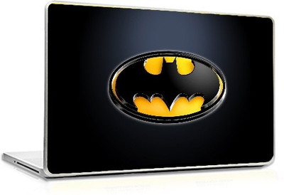 Clickme Batman Black And Yellow Vinyl Laptop Decal 15.6