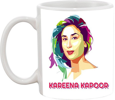 

Ashvah Kareena Kapoor 773 Ceramic Mug(350 ml), Multicolor