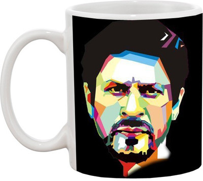 

Ashvah Shahrukh Khan 785 Ceramic Mug(350 ml), Multicolor