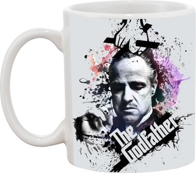 

Ashvah The Godfather 746 Ceramic Mug(350 ml), Multicolor