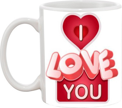 

Ashvah Mug644 Ceramic Mug(350 ml), Multicolor