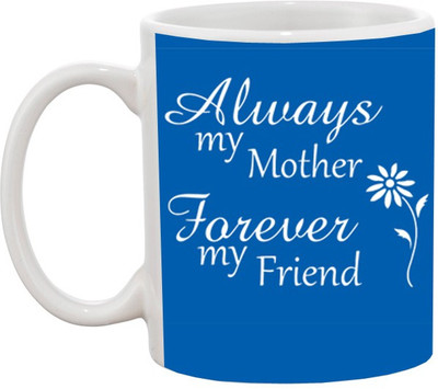 

Ashvah Forever My Friend 584 Ceramic Mug(350 ml), Multicolor