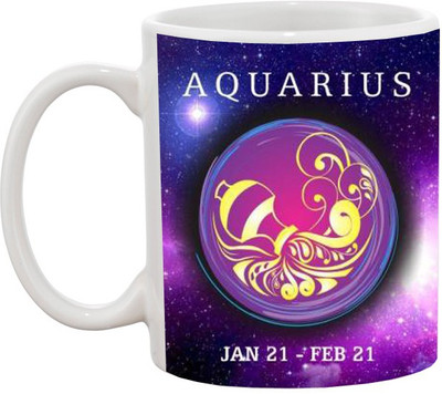 

Ashvah Mug605 Ceramic Mug(350 ml), Multicolor