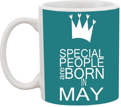 

Ashvah Mug713 Ceramic Mug(350 ml), Multicolor