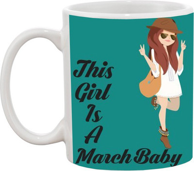 

Ashvah Mug727 Ceramic Mug(350 ml), Multicolor