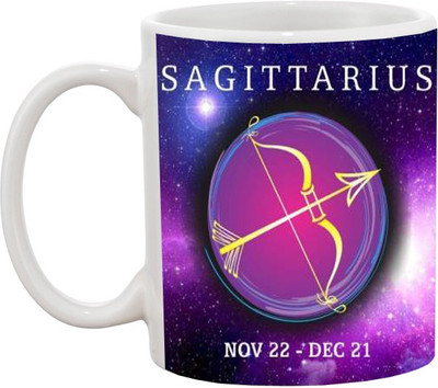 

Ashvah Sagittarius Zodiac Sign 675 Ceramic Mug(350 ml), Multicolor