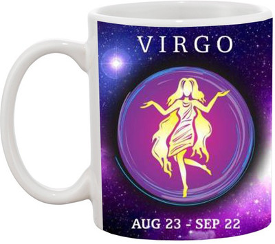 

Ashvah Virgo Zodiac Sign 703 Ceramic Mug(350 ml), Multicolor