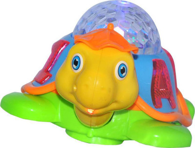 

Be you own label moving and dancing turtle with lights for kids(Multicolor)
