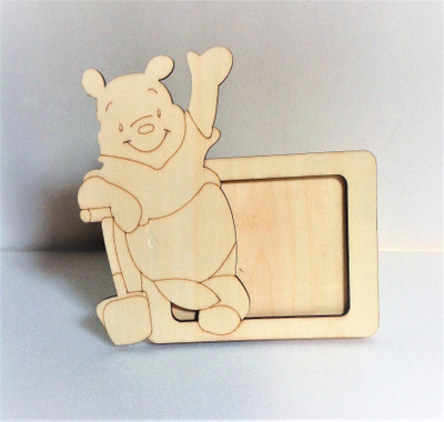 

craftsneed Wood Photo Frame(Beige, 1 Photos)