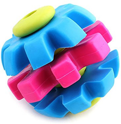 

SRI High Quality Rubber Three Color Rubber Gear Ball Non-Toxic Puppy Fetch Toy Rubber Ball For Dog