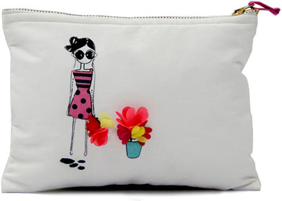 The Cranberry Club Stylish Pouch(White)