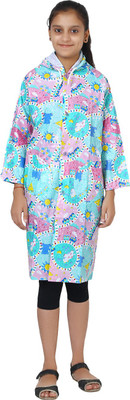 

Finery Graphic Print Girls Raincoat, Multi