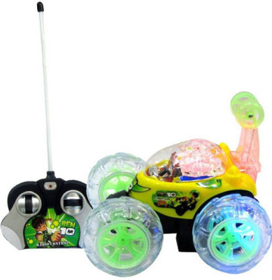 

Be you own label Ben 10 stunt remote controlled car for kids ( yellow ) …(Multicolor)