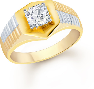 

VK Jewels Watch Design Alloy Cubic Zirconia Gold-plated Plated Ring