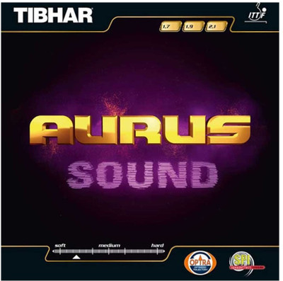 Tibhar Aurus Sound Max Table Tennis Rubber(Black)