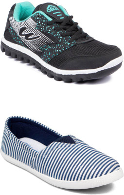 

Asian Casuals For Women(Black, Green, Black & white