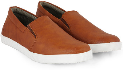 

Footfad Slip On Sneakers For Men(Tan