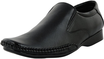 

LeatherKraft Slip On For Men(Black