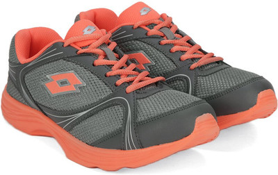 

Lotto RUNLITE W Running Shoes For Women(Grey, Orange, Grey/coral