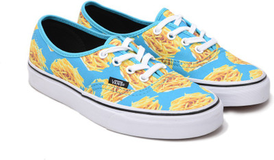 

Vans Authentic Canvas Shoes For Women(Multicolor, (late night) blue atoll/fries