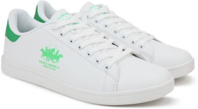 

Santa Monica Sneakers For Men(White, Green
