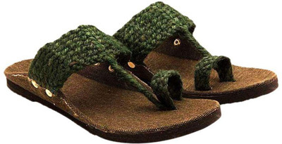 

Sunlife Mehta'S Kolhapuris For Men(Green