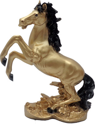 

Art N Hub Fengshui Victory Horse / Pet Animal Statue Home Decor Gift item(H-29 CM) Decorative Showpiece - 29 cm(Earthenware, Gold)