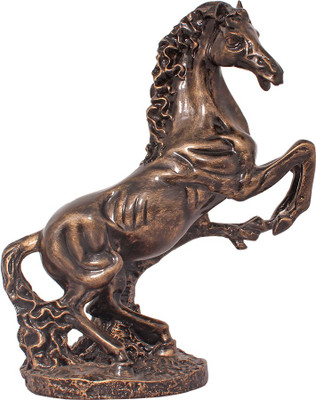 

Art N Hub Fengshui Victory Horse / Pet Animal Statue Home Decor Gift item(H-36 CM) Decorative Showpiece - 36 cm(Earthenware, Brown)