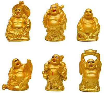 

Scrazy Decorative Showpiece - 5 cm(Polypropylene, Gold)